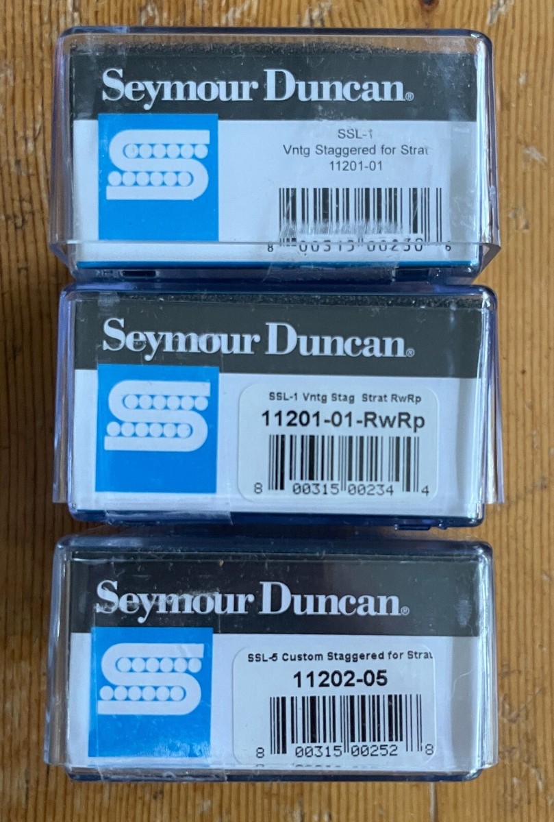 Seymour Duncan SSL-5 Custom Bridge SSL-1 Vintage Neck/Middle RWRP