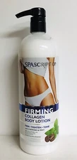 Spa Scriptions ~ Collagen Firming Body Lotion with Caffeine & Mint 33 oz