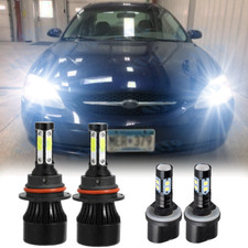 For Ford Taurus 2000-2007 Front Led Headlight Hilo Fog Light Bulbs Combo 6000k For Ford Taurus 2000-2007 Front Led Headlight Hilo Fog Light Bulbs Combo 6000k