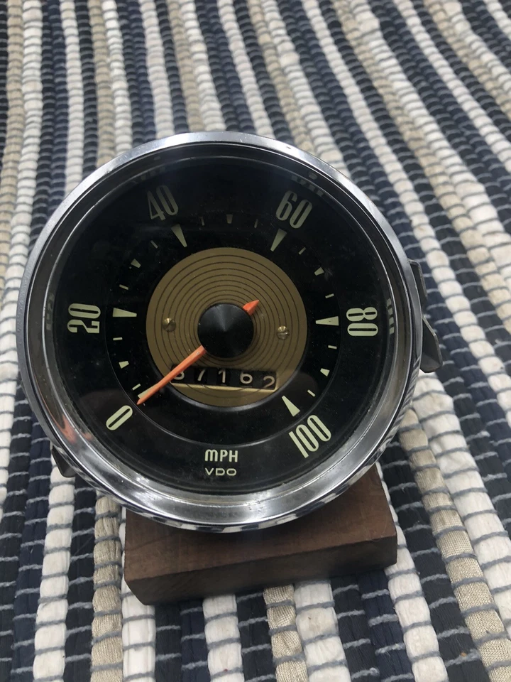 Velocímetro medidor cuadro de instrumentos vintage probado DKW 1958 1959 VDO 37.162 k Foto 3 de 4