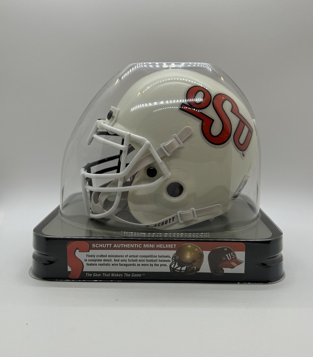 記念グッズ schutt Authentic Mini Helmet Brutus Oklahoma State Cowboys Half Heisman Trophy NCAA Schutt Mini