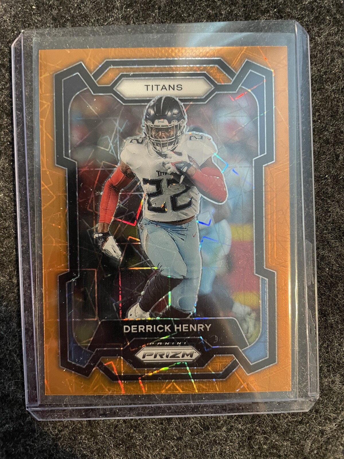 Panini Prizm 2023 Derrick Henry Titans #284 Orange Lazer Prizm