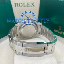 Rolex 116400GV Milgauss 40mm Stainless Steel Watch Black Dial With Green Crystal 3
