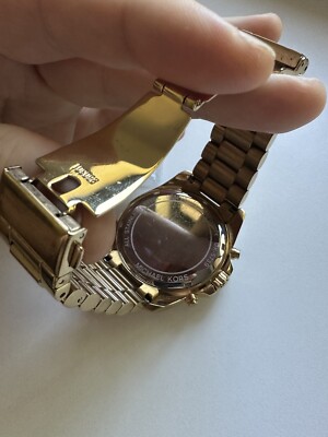 Michael Kors MK-5739 - Oversized Bradshaw Gold-Tone Watch - Ladies
