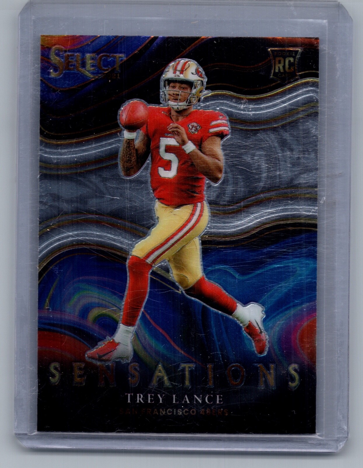 2021 Panini Select - Sensations Trey Lance #SEN-12 (RC)