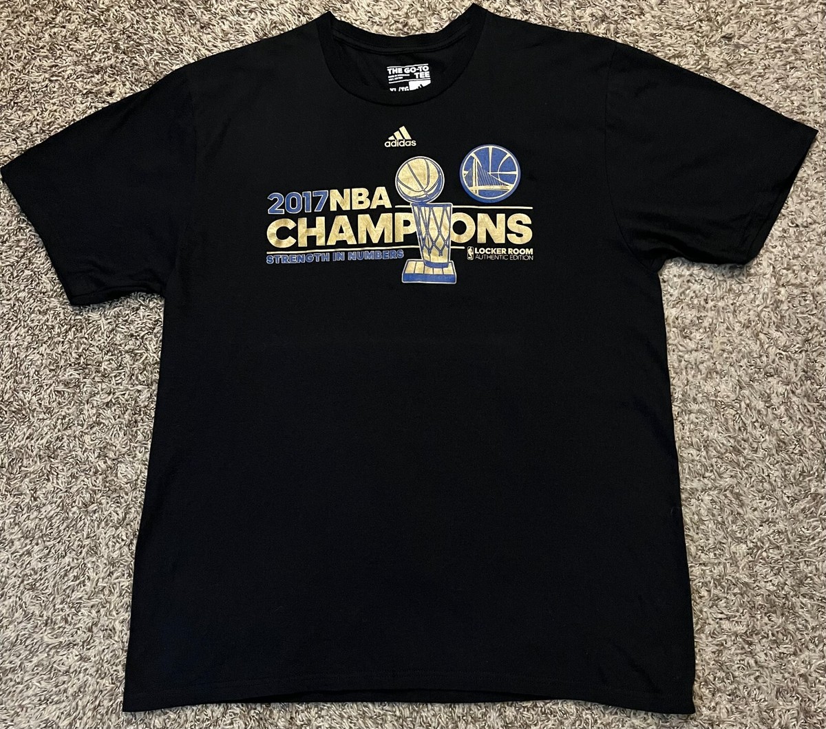 Golden State Warriors 2017 NBA Champions Authentic Adidas Locker
