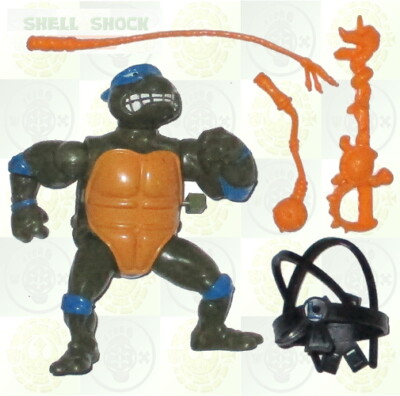 Teenage Mutant Ninja Turtles:1990 Action Figure Sword Slicin' Leonardo COMPLETE