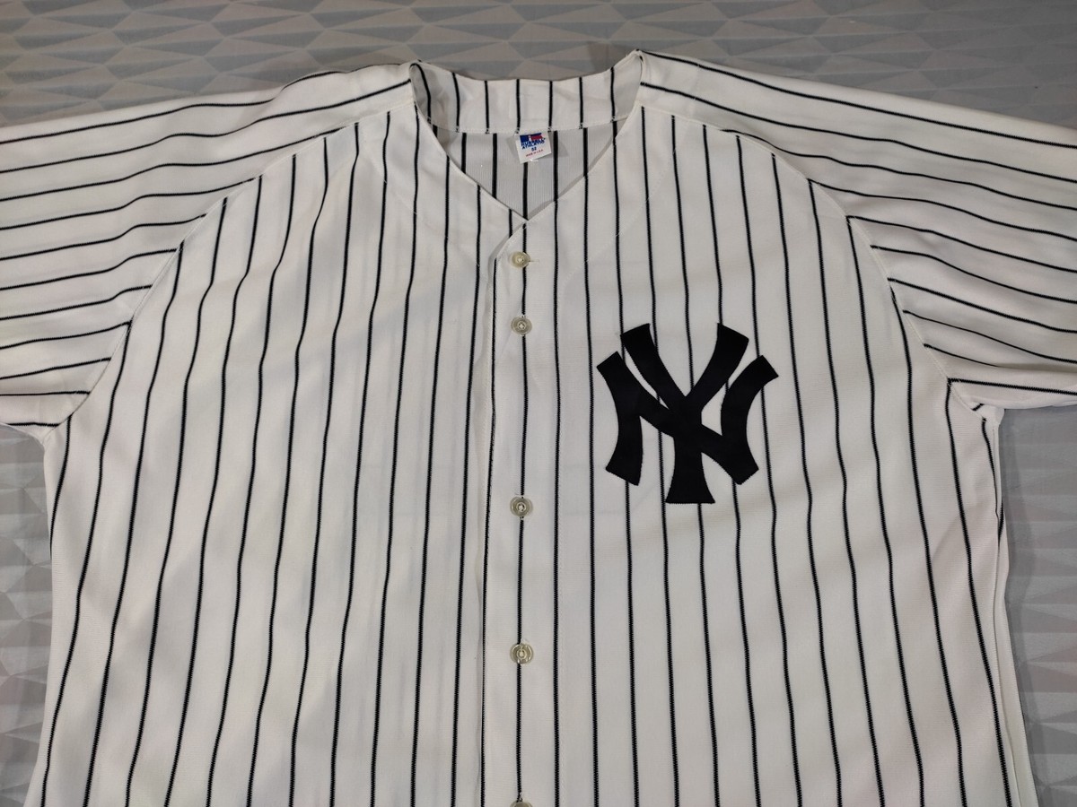 Vintage New York Yankees Baseball Russell Jersey Size52 | eBay