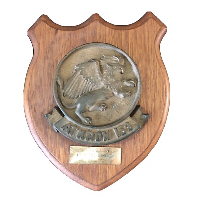 USN Attack Squadron 153 ATKRON 153 Metal Cast Presented Plaque