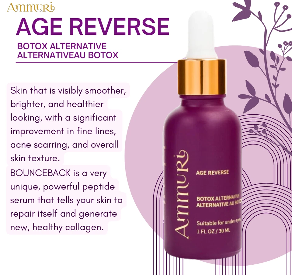 Ammuri Age Defy Skin Boost Face Serum Powerful Anti-Aging Collagen Peptide UK - Image 3 of 4
