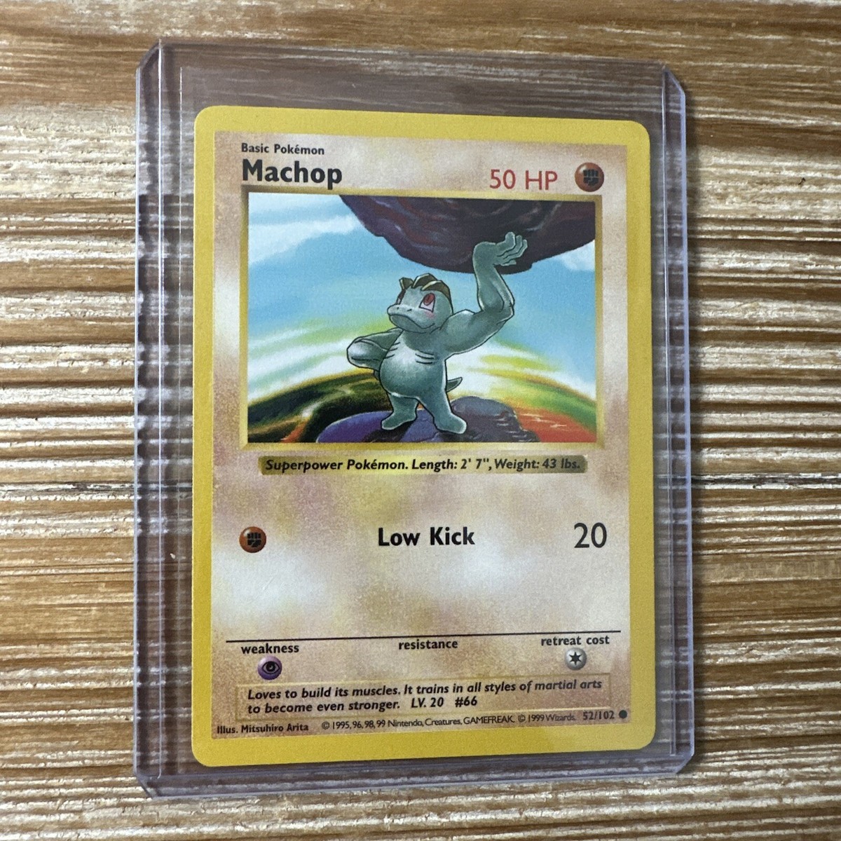 Pokémon Card Machop 52/102 Base Set SHADOWLESS NM-Mint | eBay