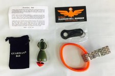 KIT COMPLETO DE MOTOCICLETA DA BOMB CAMPANA GUARDIANA VERDE CON PERCHA Y PULSERA NEGRA
