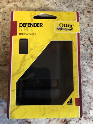 Otter Box Defender Series Case for HTC Thunderbolt (Black) Hard Case New