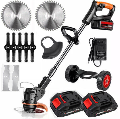 2500W Cordless WeedEater Electric Lawn Mower Lawn Edger Grass String Trimmer