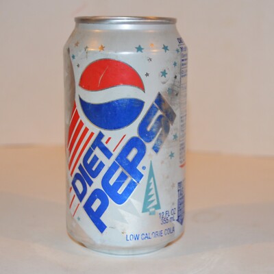 Unopened Diet Pepsi 12 oz Vintage Soda Can 1996 Limited Collectors