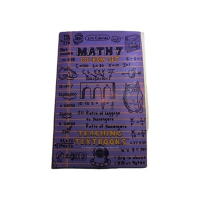 Teaching Textbooks Math 7 CD-ROM Set 4-Disc