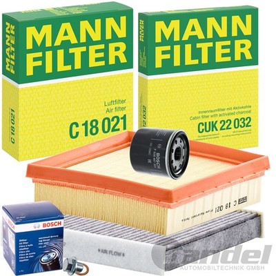 MANN-FILTER INSPEKTIONSPAKET passend für TOYOTA C-HR COROLLA E21 YARIS P21+PRIUS