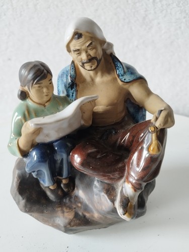Vintage Chinese Mud Men Figuren - Bild 1 von 7