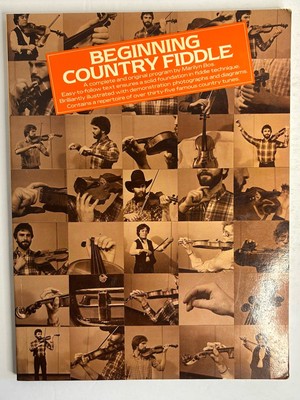 Beginning Country Fiddle by Marilyn Bos (1984, Trade Paperback)