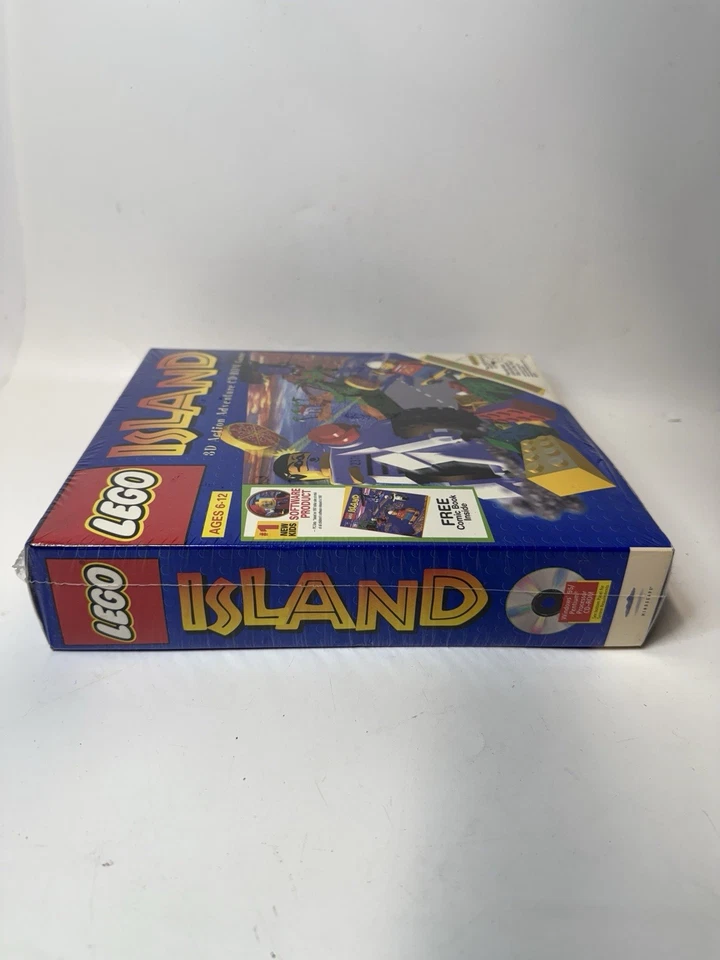 Vintage LEGO Island COMPLETE BIG BOX PC CD-ROM Windows 95 Computer Game New Rare - Image 4 of 4