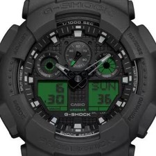 Casio G-Shock GA-100BEG-1AJF Black and Electro Green Limited Men Watch NEW