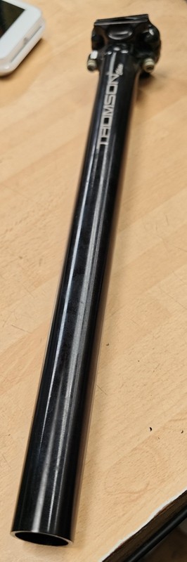 Thomson Elite 30.9 x 367mm Straight Seatpost Black