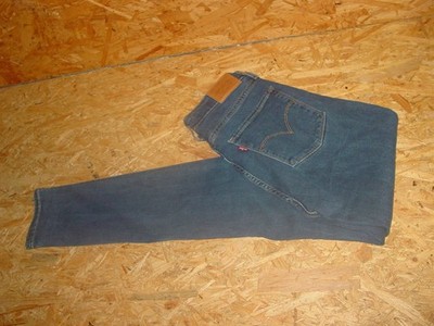 LEVIS 721 27(W27/L32) Damen Stretchjeans/Jeans dunkelblau high Rise skinny
