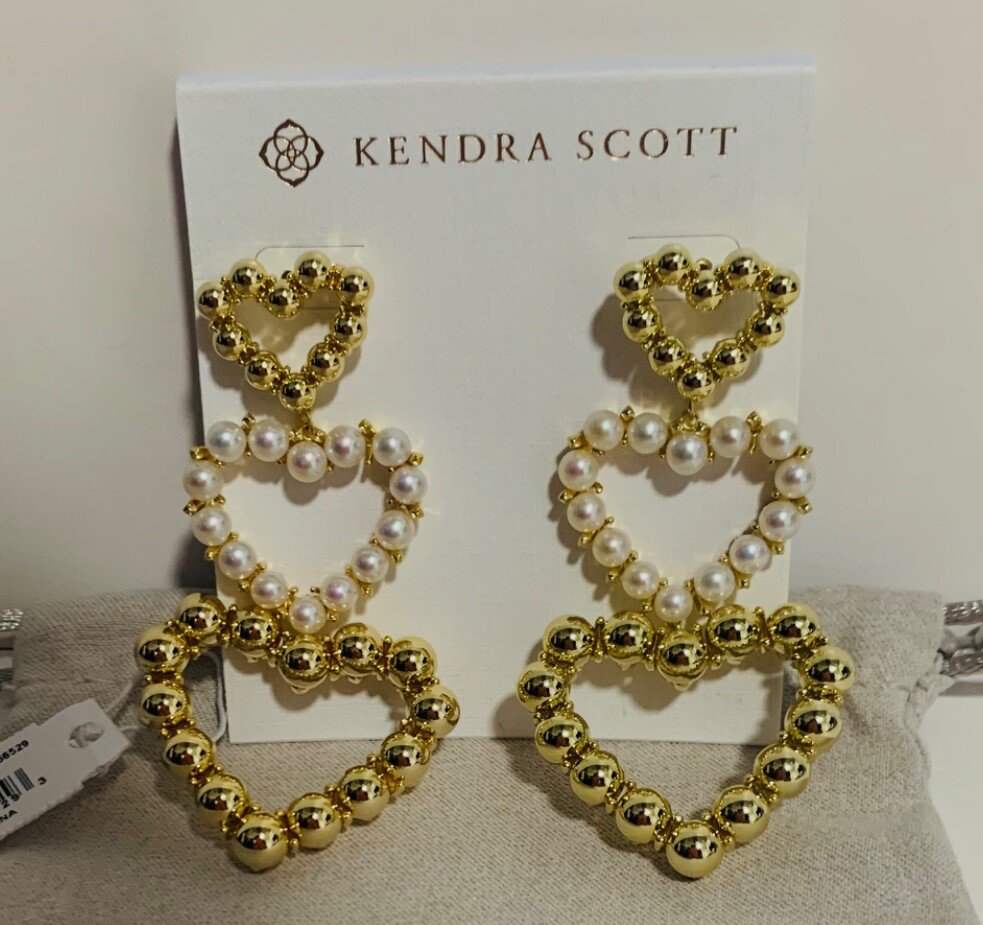 $175 KENDRA SCOTT ASHTON GOLD HEART 3