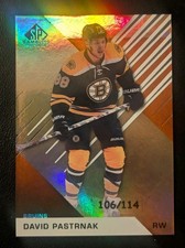2016-17 SP  Orange Rainbow Draft Year 106/114 David Pastrnak #7