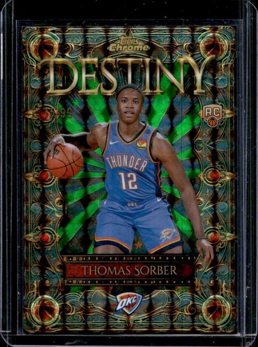 2025 Topps Chrome Thomas Sorber Refractors Green Geometric (RAW)