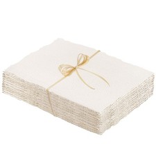 50 Sheets Watercolor Paper 5 x 7inch, 300 GSM Deckled Edge Paper Rough/Textur...