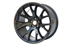 20x11 5x115 Gloss Black Wheels Dodge Challenger 2015-2024 Rear Wide Rims