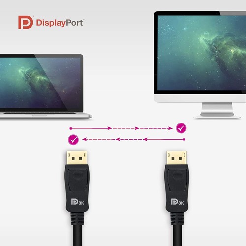 NANOCABLE 10.15.2502 – DISPLAYPORT Cable 1.4, with VESA Certified, Resolution up - 第 5/7 張圖片