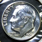 1956 ** Proof Silver Roosevelt Dime ** Gem Proof **