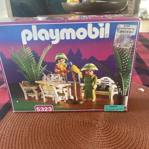 Vintage Play Mobil Victorian Mansion Patio Set .