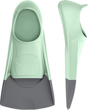 Swim Fins Adults  Kids Swim Training Fins for Lap Swimming Green Grey All Sizes