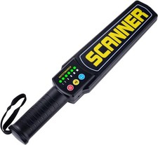 Handheld Metal Detector Wand Rechargeable,Security Wand,Adjustable 6-Level Sen..