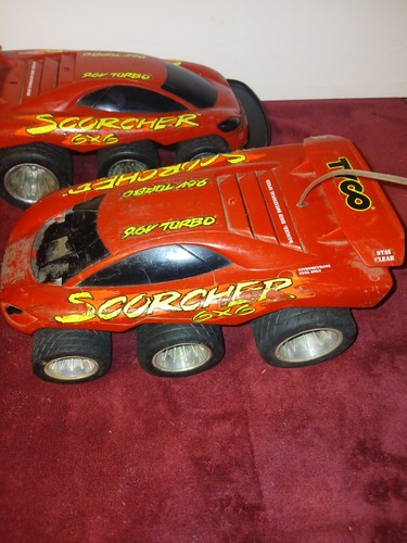 Two Tyco Rc Scorcher Remote Control Cars - Picture 20 of 24