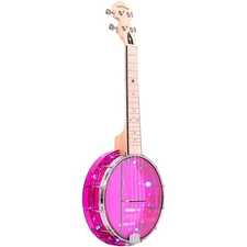 Gold Tone Lightup Little Gem Banjo-Ukulele (Amethyst) Amethyst