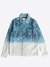 Louis Vuitton Blue  White Gradient Snowfall Monogram Denim Jacket