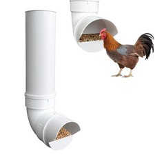 PVC Chicken Feeder,Outdoor Automatic Chicken Feeder,Chicken feeders no Waste,...