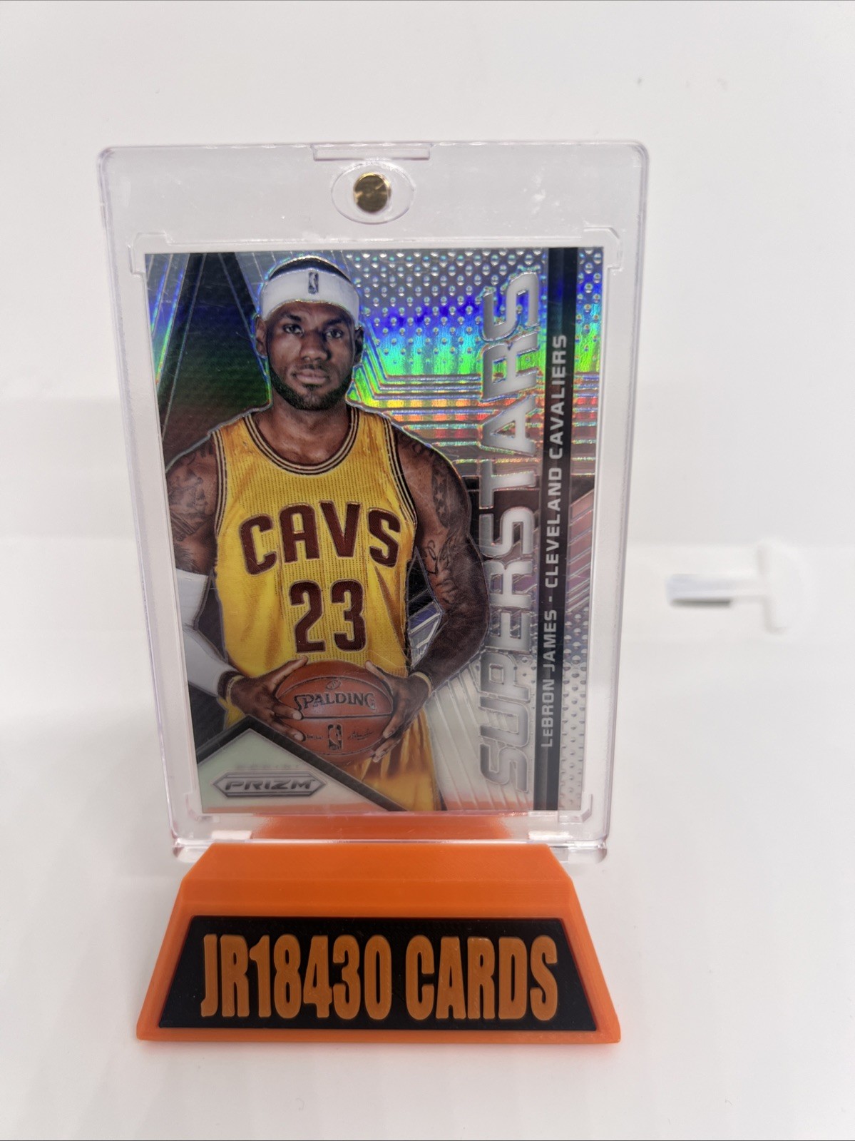 2014-15 Panini Prizm Basketball LeBron James Superstars Silver #1