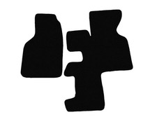 Velour Automatten für VW T4 Multivan Sitze version 1+1 1990-2003, Schwarz x14 Ra