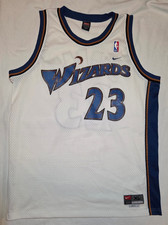 Vintage Michael Jordan XL Washington Wizards Jersey Home White Nike Swingman