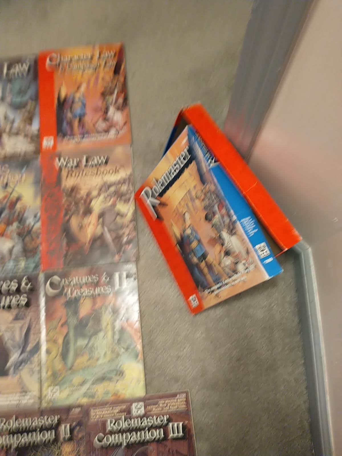 Rolemaster RPG Mega Rules Essential Lot Best RPG in Genre Classic D&D Alternate 