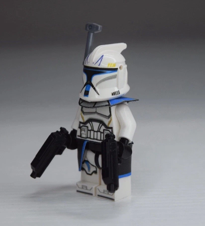 Minifigura personalizada LEGO Star Wars Captain Rex Phase One Foto 2 de 4
