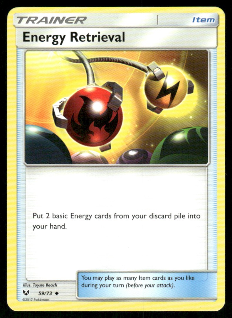 2017 Sun & Moon - Shining Legends Energy Retrieval Uncommon #59