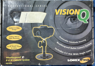 Lorex Pro B/W CCD Weatherproof Security Camera Open Box VisionQ Unused