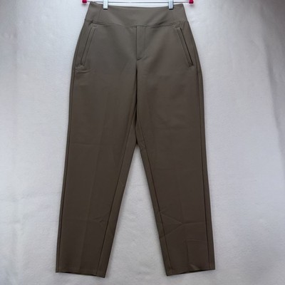 Athleta Women's Size 4 Stellar Trouser Pant Tan Dressy Casual Stretch New NWOT