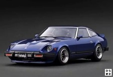 1/18 Nissan Fairlady Z S130 Blue Metallic Mini Car